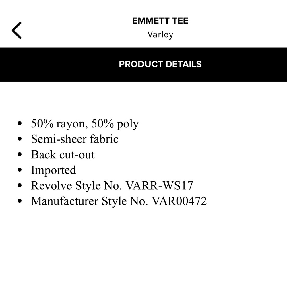 Varley Emmett tee - Picture 6 of 8